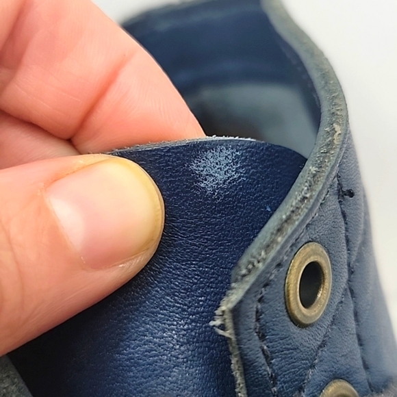 Wolverine | Navy blue leather chukka boots | MENS 10 - Picture 4 of 10